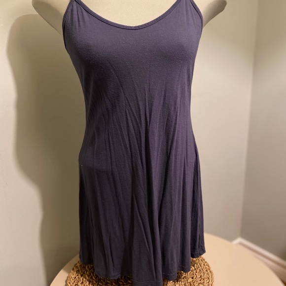 Purple and brass sequence tunic dress with tank - Picture 4 of 6